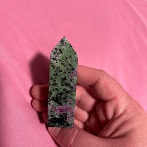 Ruby Zoisite Crystal Tower